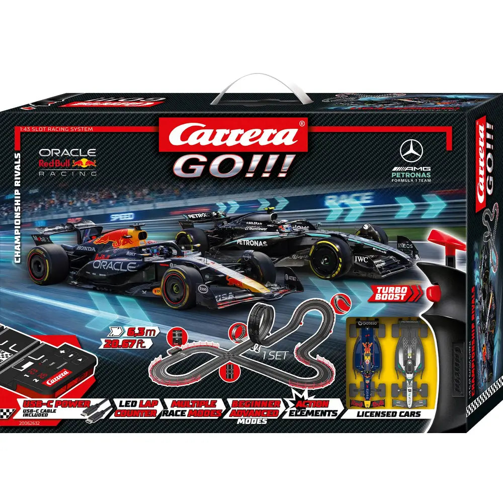 Carrera GO!!! Championship Rivals Rennbahn-Set 1:43 - Bild 1