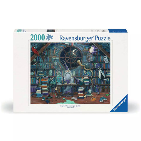 Verpackung Ravensburger Puzzle Der Zauberer Merlin, 2000 Teile, 17.112
