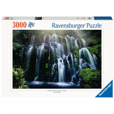 Verpackung Puzzle 3000 Teile Wasserfall auf Bali 17116