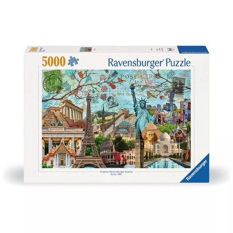 Verpackung Ravensburger Puzzle Grossstadt-Collage, 5000 Teile