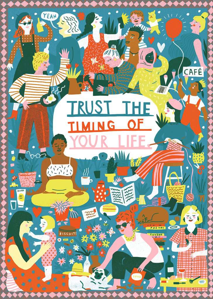Puzzle 1000 Teile Trust Timing of your Life 17.122 - Bild 2