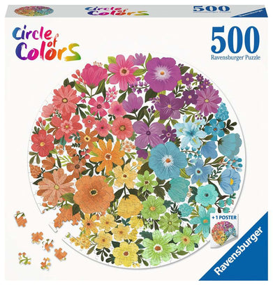 Puzzle 500 Teile Circle of Colors - Flowers 017.167