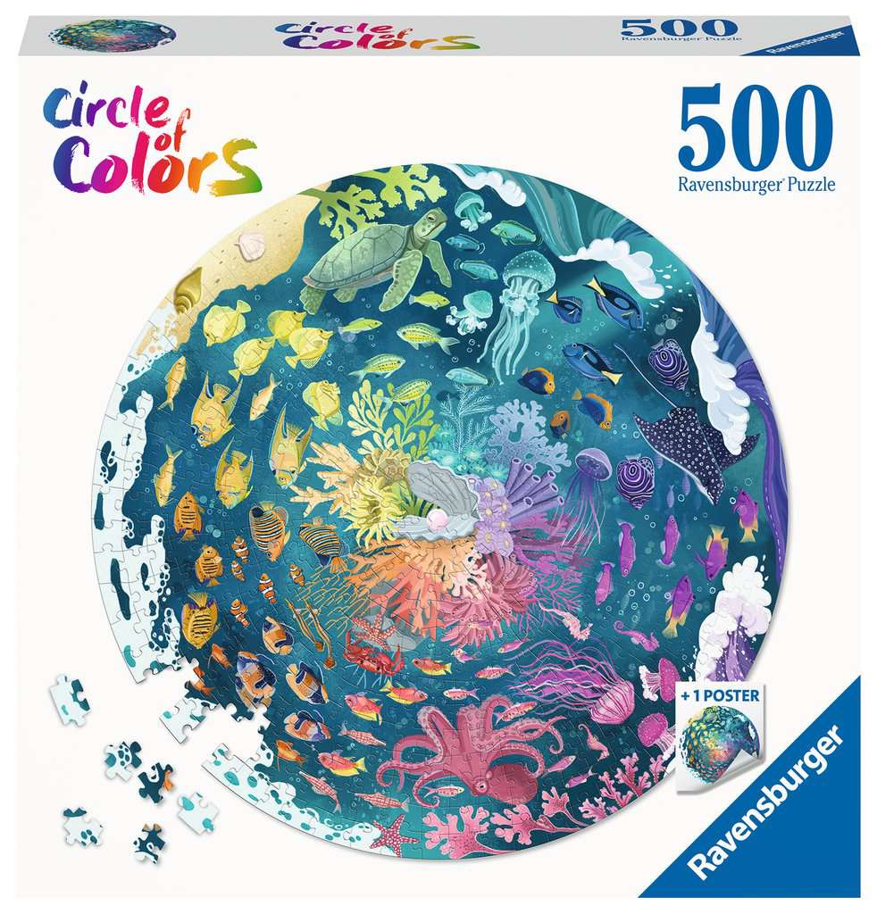 Puzzle 500 Teile Circle of Colors - Ocean & Submarine 017.170 - Bild 1