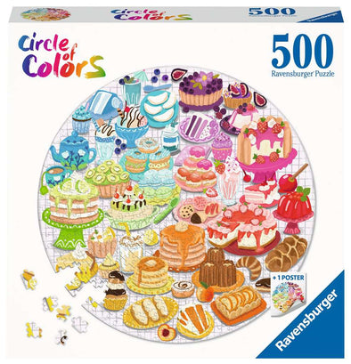 Puzzle 500 Teile Circle of Colors - Desserts & Pastries 017.171