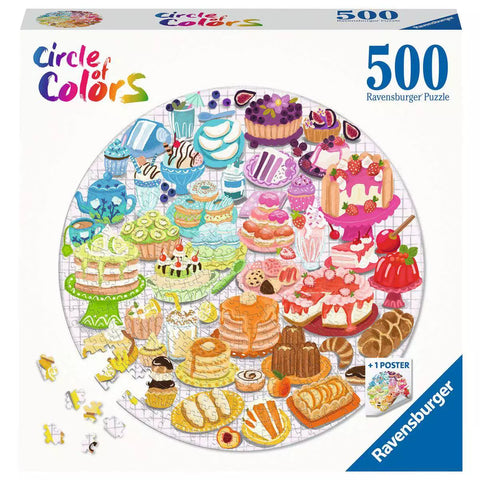 Verpackung Puzzle 500 Teile Circle of Colors Desserts & Gebäck 17171