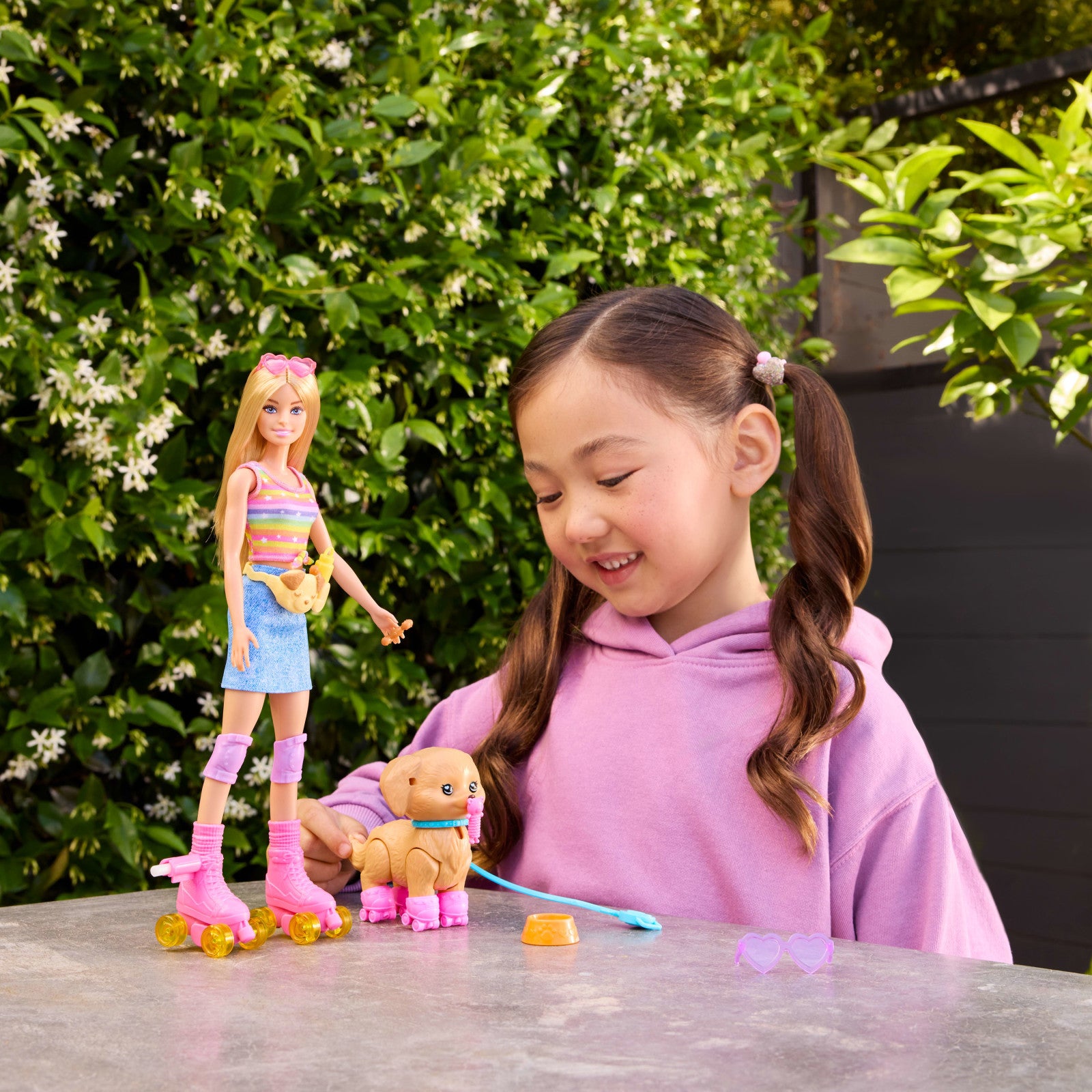 Barbie Pets Skate and Run Puppe mit Hündchen - Bild 3