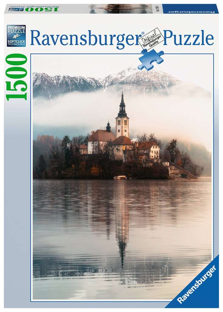 Puzzle 1500 Teile Die Insel der Wünsche, Bled, Slowenien 17.437 - Bild 1