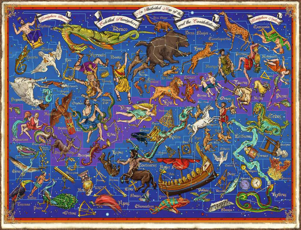 Puzzle 2000 Teile Sternbilder 17.440 - Bild 2