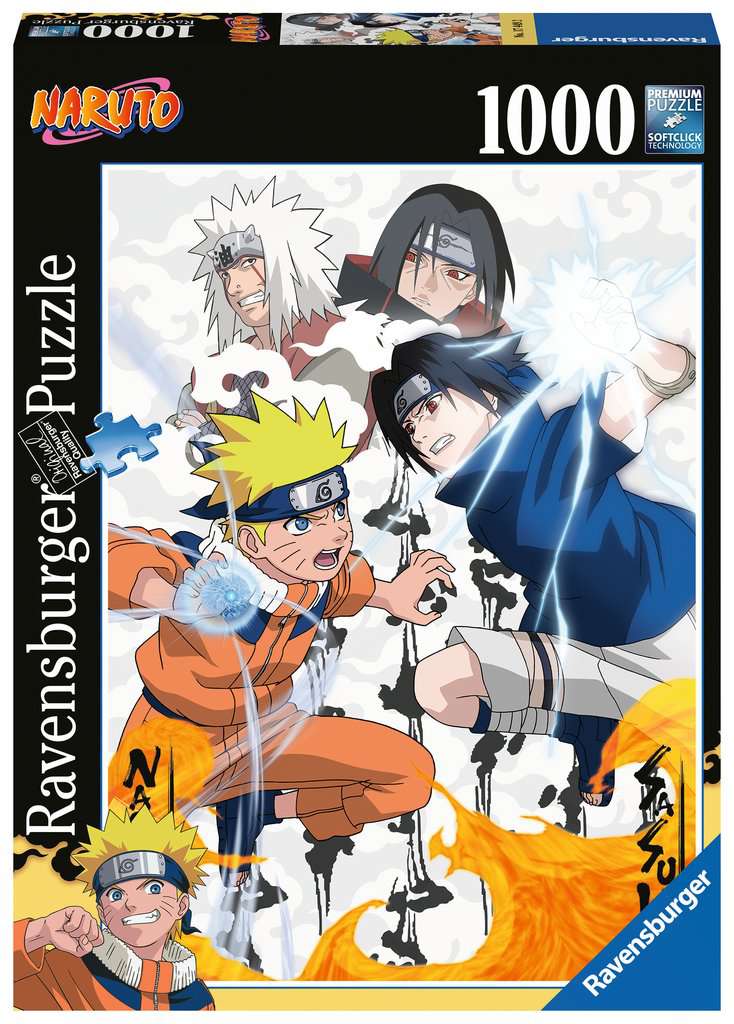 Puzzle 1000 Teile Naruto vs. Sasuke 17.449 - Bild 1