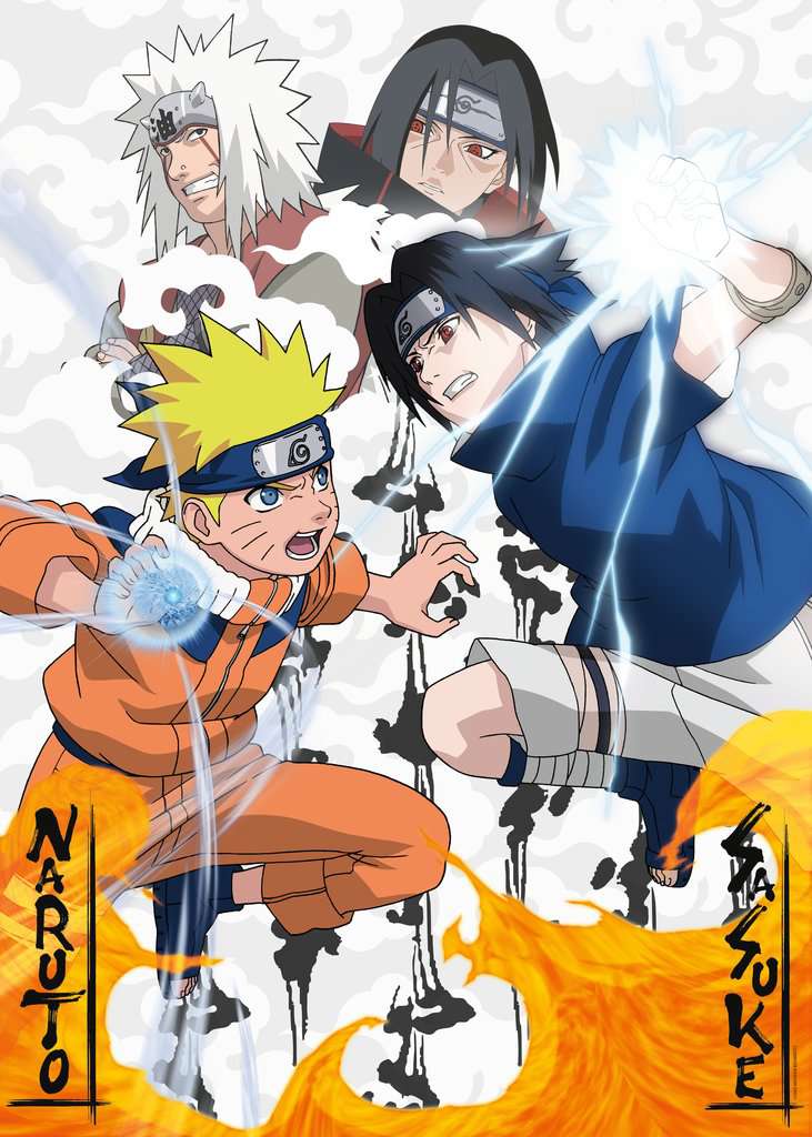 Puzzle 1000 Teile Naruto vs. Sasuke 17.449 - Bild 2