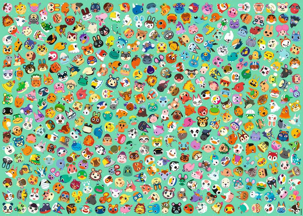 Puzzle 1000 Teile Animal Crossing 17.454 - Bild 2