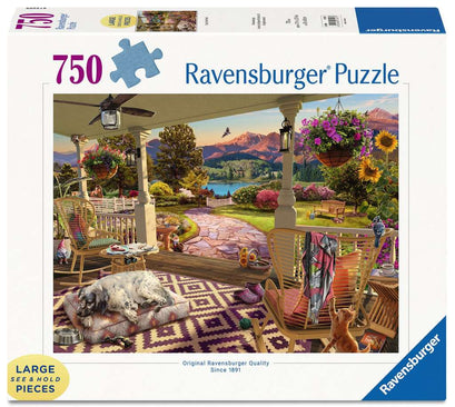 Puzzle 750 Teile Entspannung auf der Veranda 17.457