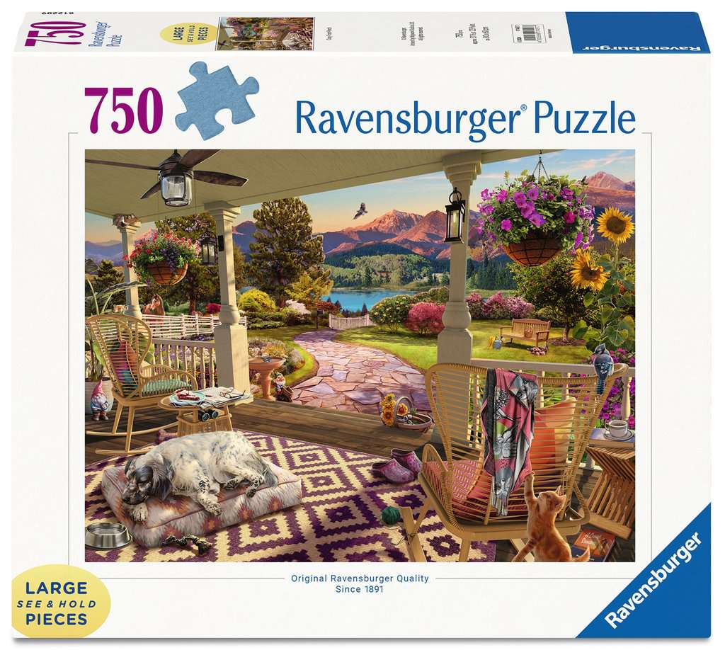 Puzzle 750 Teile Entspannung auf der Veranda 17.457 - Bild 1