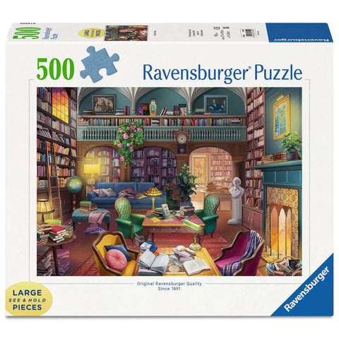 Verpackung Ravensburger Puzzle Magische Bücherwelt 17459, 500 grosse Teile