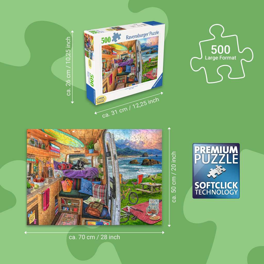 Puzzle 500 Teile Camping 17.473 - Bild 3