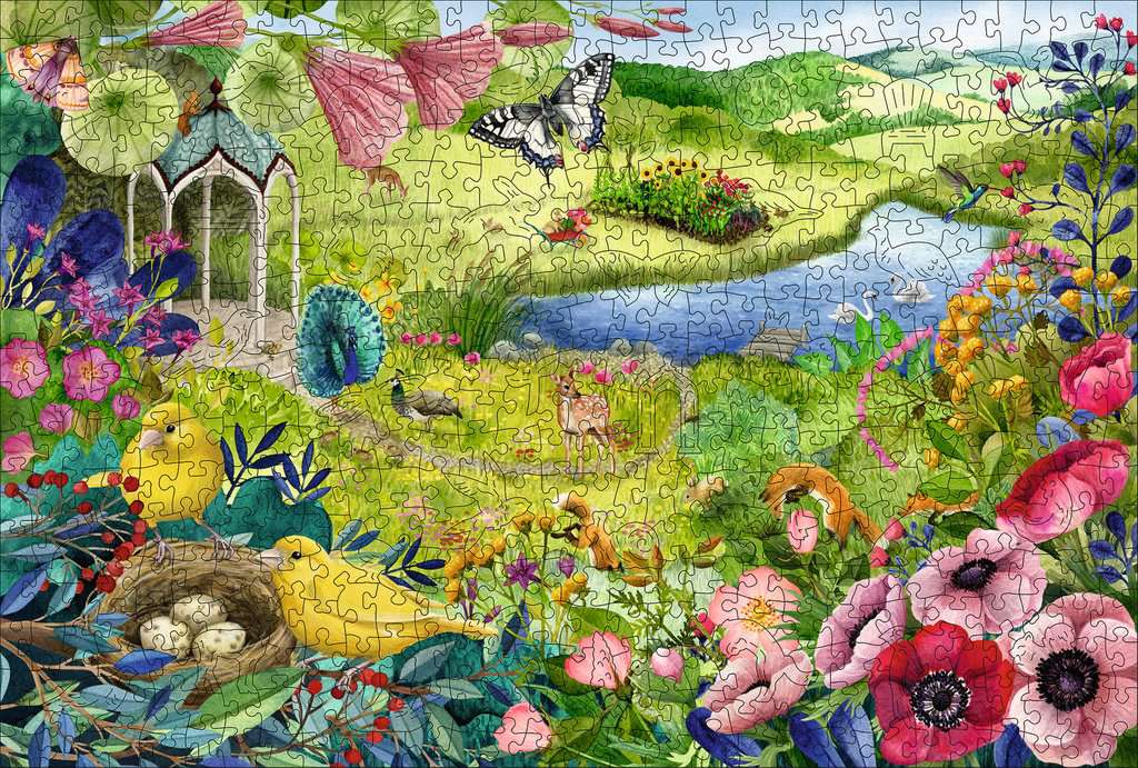 Wooden Puzzle Wilder Garten 500 Teile 17.513 - Bild 2
