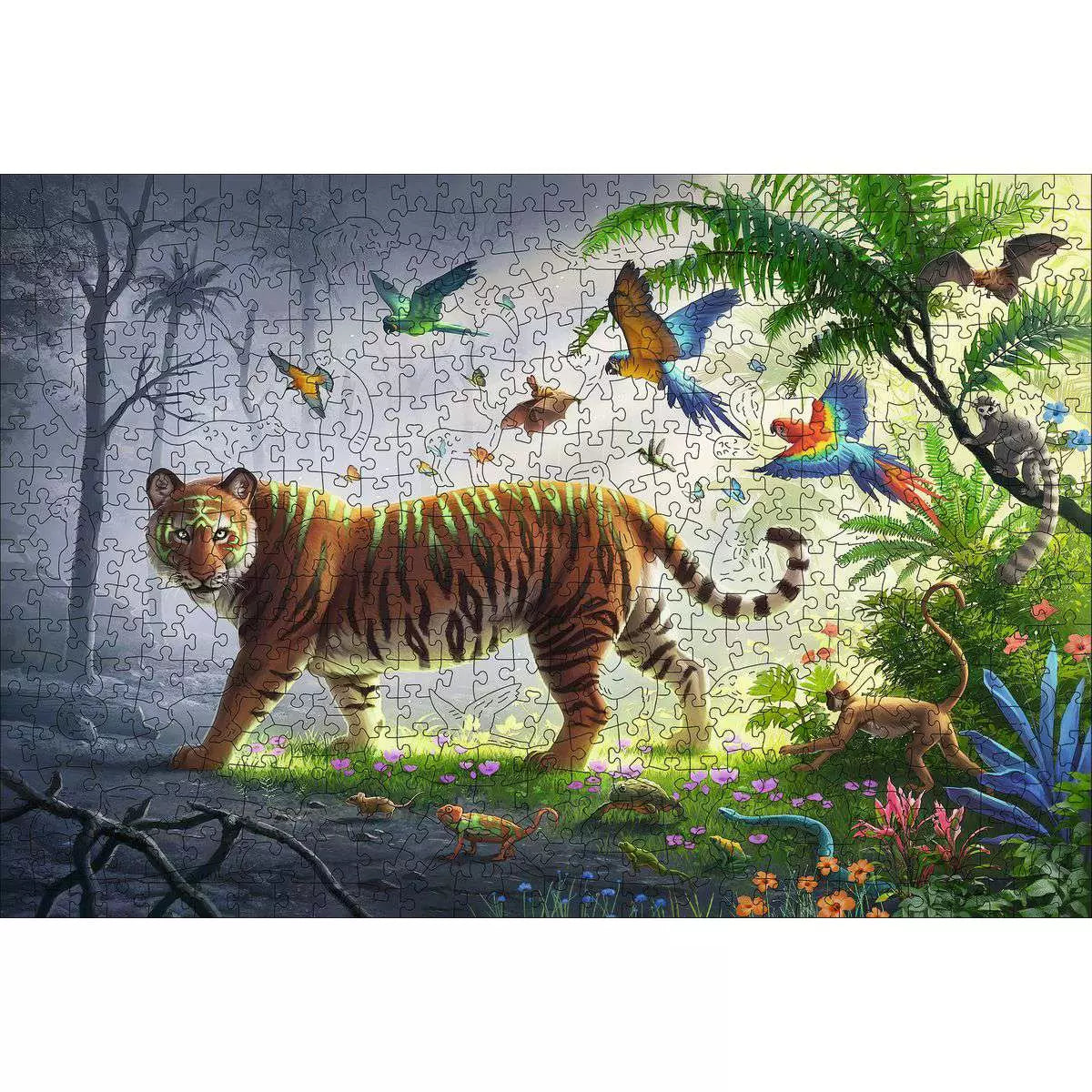 Wooden Puzzle Tiger im Dschungel 500 Teile 17.514 - Bild 2