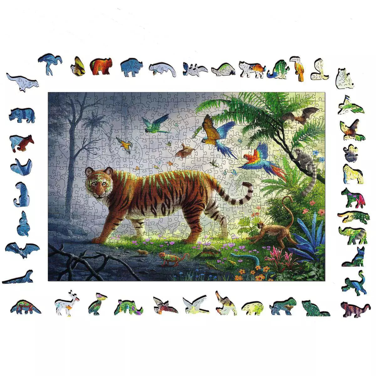 Wooden Puzzle Tiger im Dschungel 500 Teile 17.514 - Bild 3