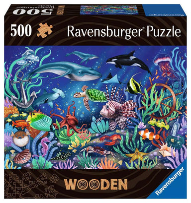Wooden Puzzle 500 Teile Unten im Meer 17.515