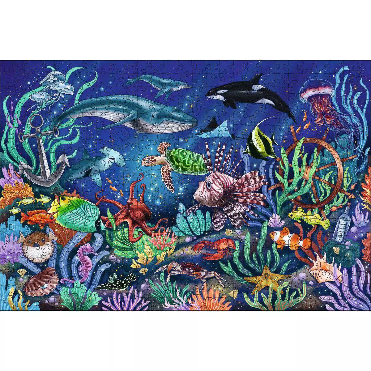 Wooden Puzzle 500 Teile Unten im Meer 17.515 - Bild 2