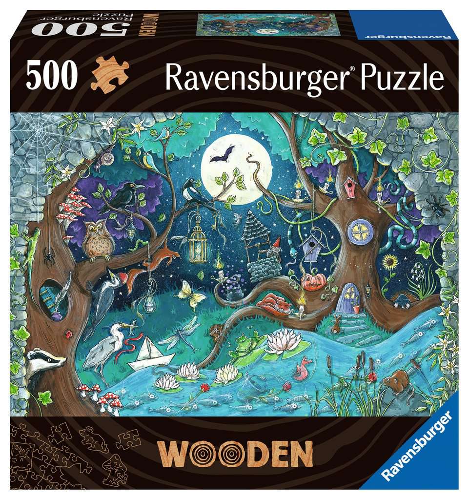 Wooden Puzzle 500 Teile Fantasy Forest 17.516 - Bild 1