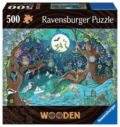 Wooden Puzzle 500 Teile Fantasy Forest 17.516