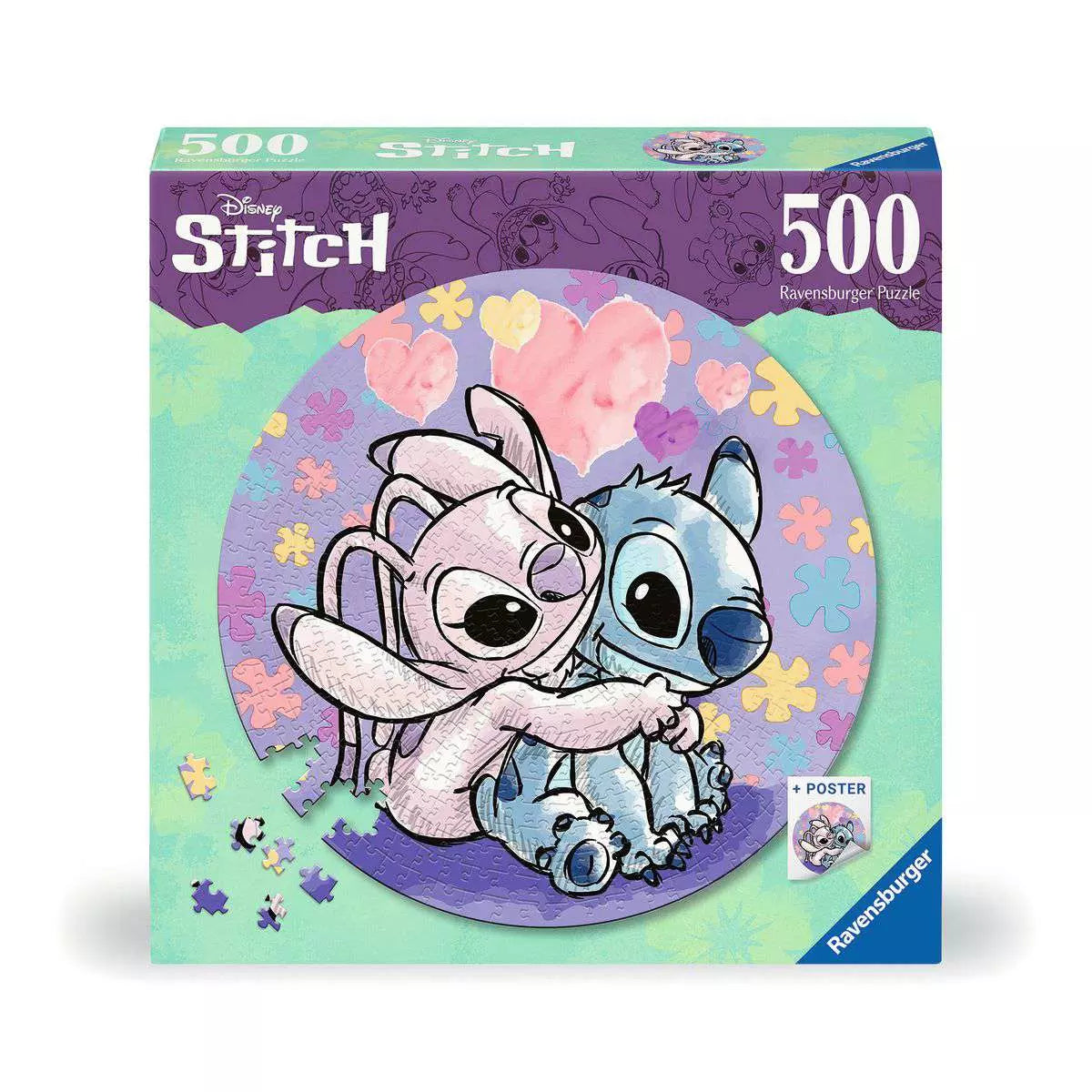 Rundpuzzle 500 Teile Stitch 17.581