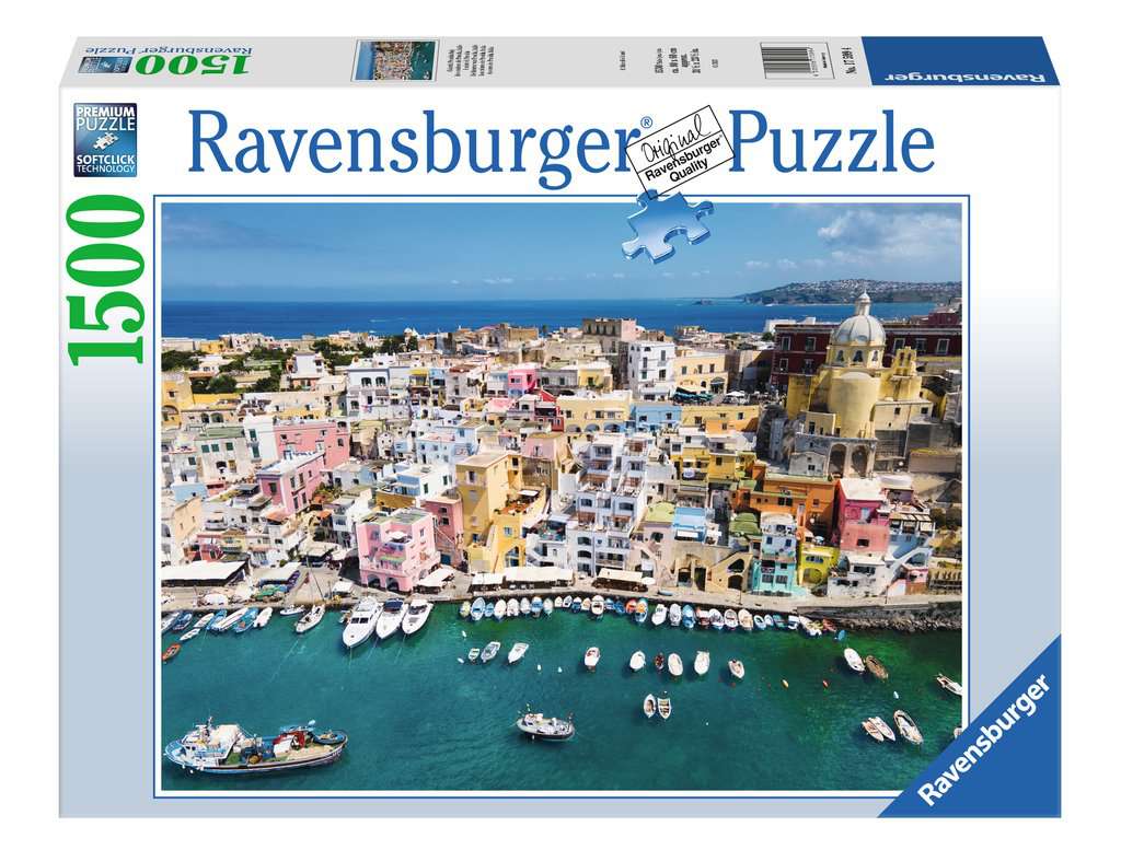 Puzzle 1500 Teile Colorful Procida Italy 17.599 - Bild 1
