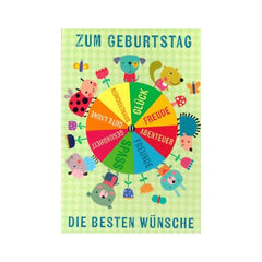 Geburtstagskarte Die besten Wünsche