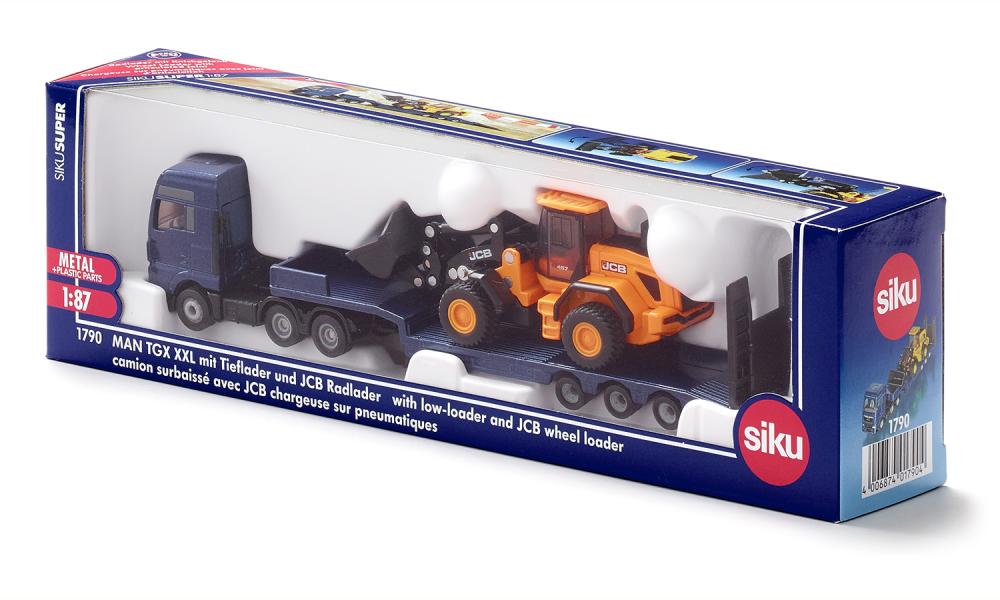 Siku MAN TGX XXL mit Tieflader und JCB Radlader 01.790 - Bild 2