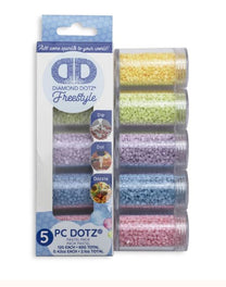 Diamond Painting 5 Pastellfarben