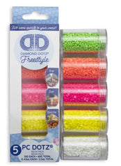 Diamond Painting 5 Neonfarben