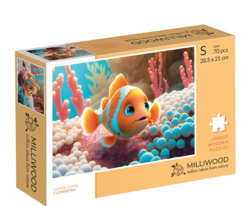 Puzzle Holz Clowndish 70 Teile - Bild 1