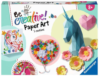 Be Creative Paper Art Flowers & Unicorn 18.236