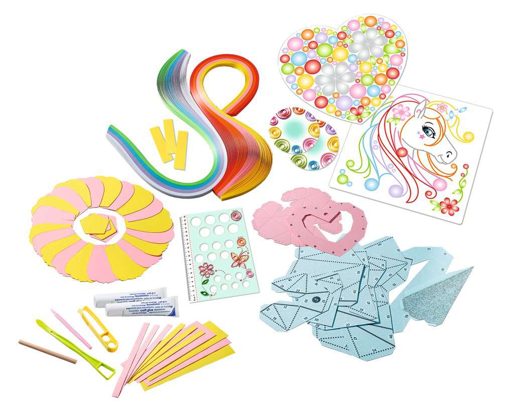 Be Creative Paper Art Flowers & Unicorn 18.236 - Bild 3