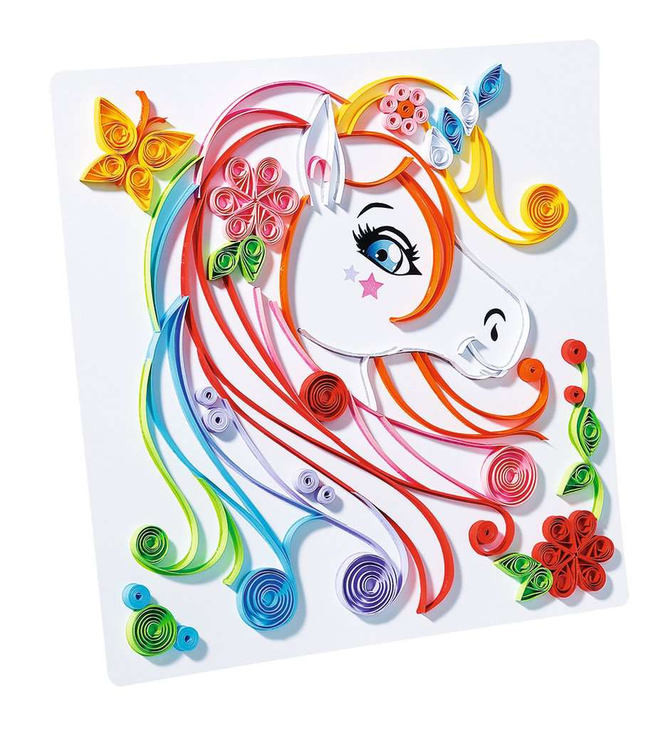 Be Creative Paper Art Flowers & Unicorn 18.236 - Bild 4