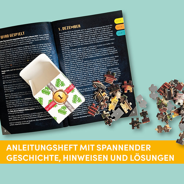 TOPP Puzzle-Rätsel-Adventskalender Das verwunschene Schloss - Bild 3