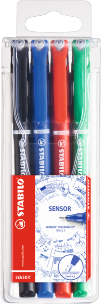 Stabilo SENSOR 189 4er Etui - Bild 1