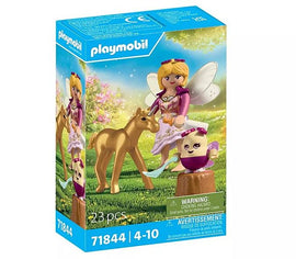 PLAYMOBIL Goldenes Einhornfohlen mit Fee 71844