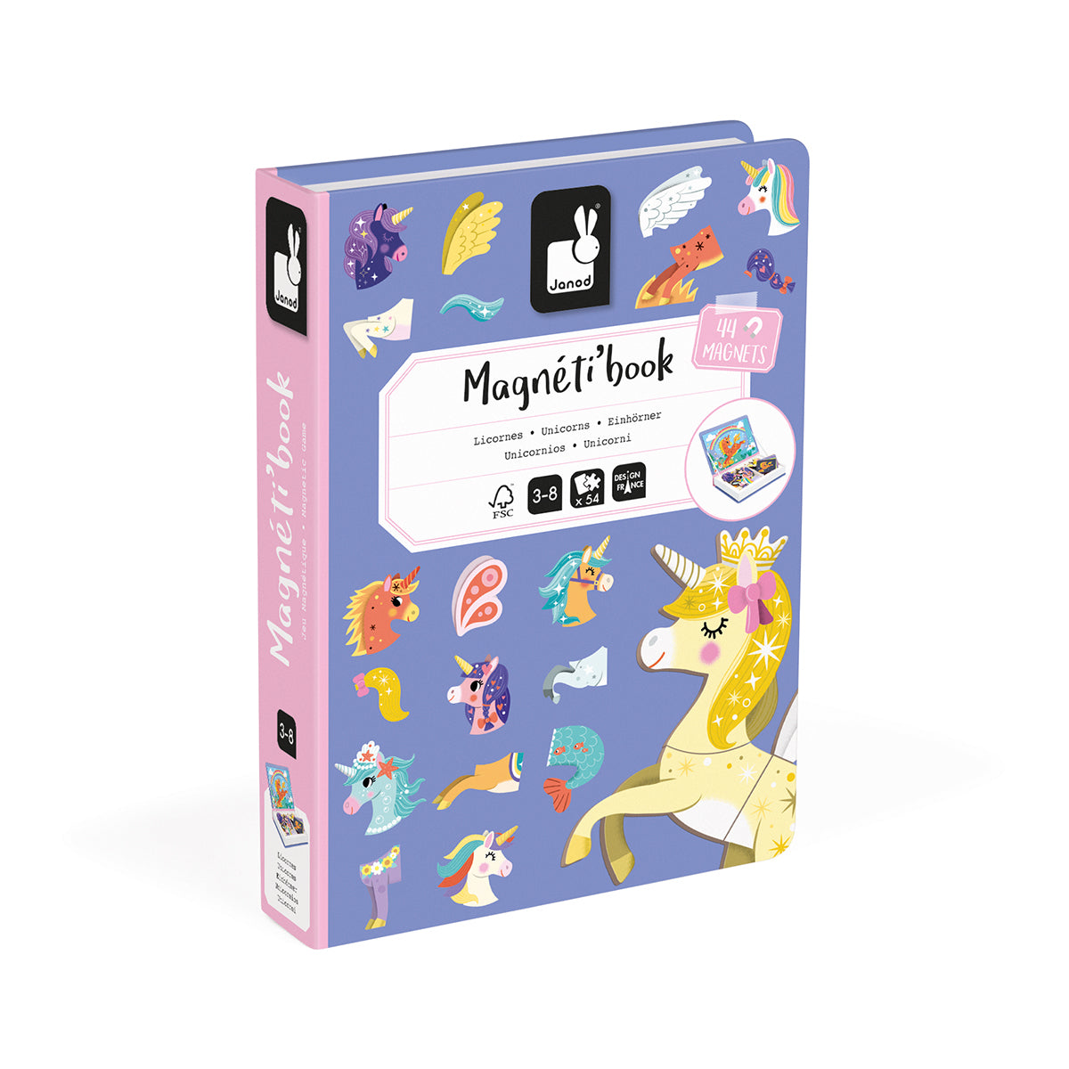 Janod  Magnetbuch Einhorn - Bild 1