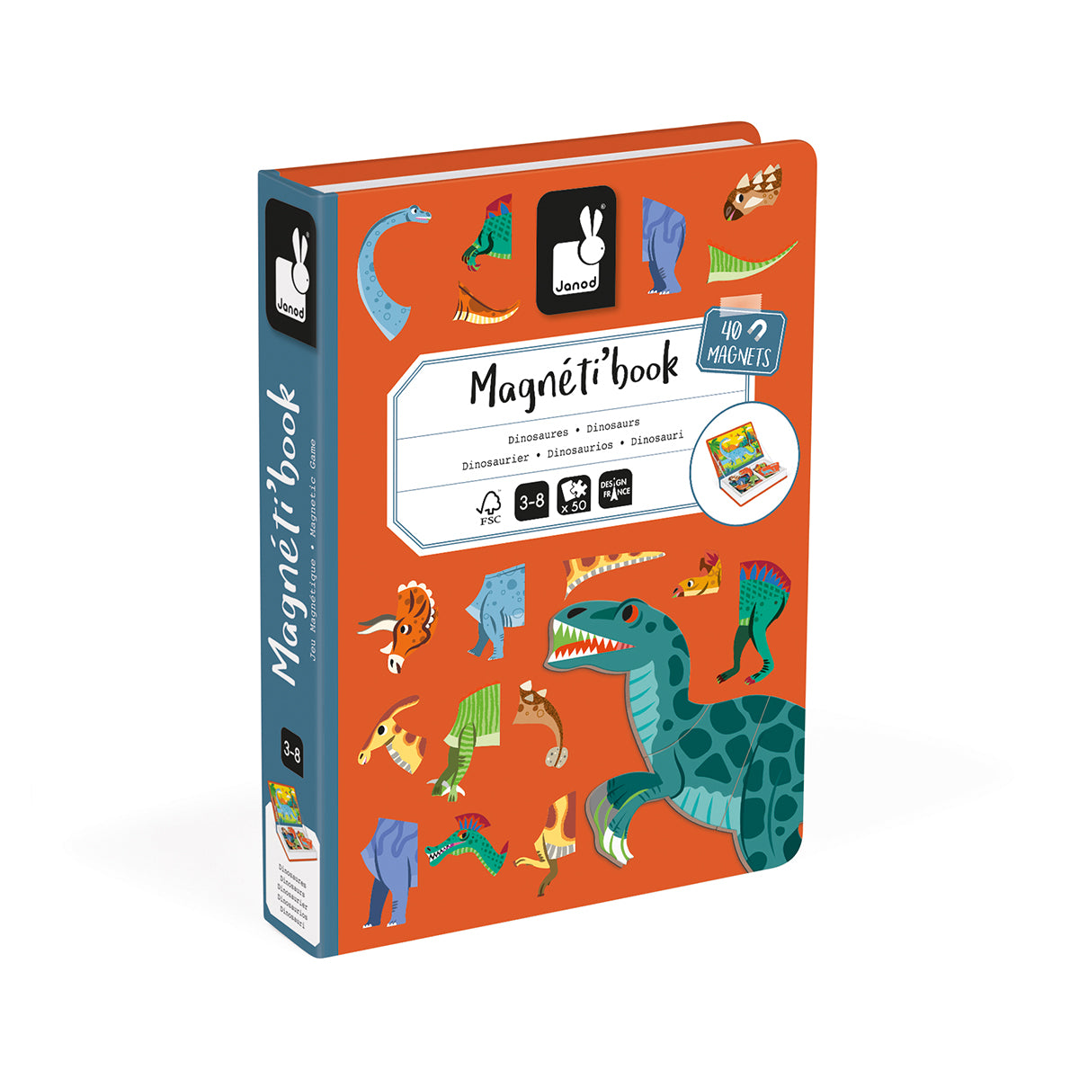 Janod  Magnetbuch Dinosaurier - Bild 1