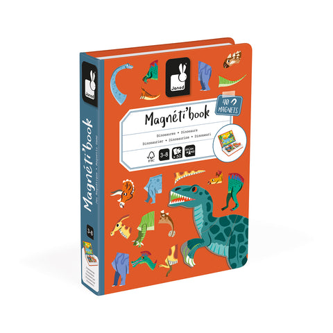 Janod  Magnetbuch Dinosaurier
