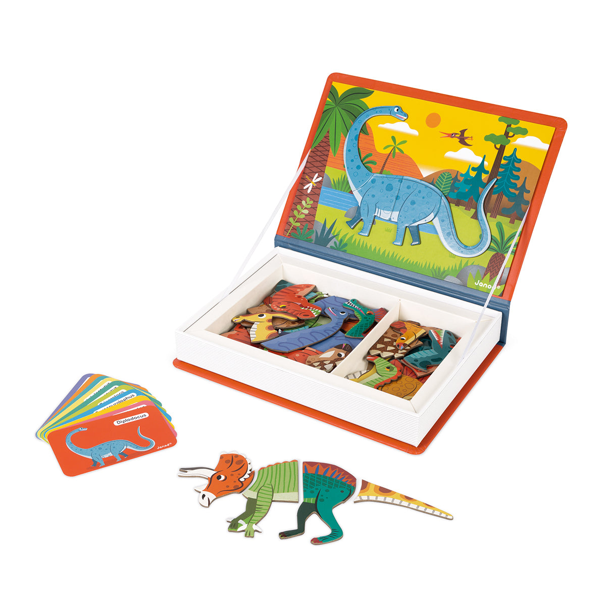 Janod  Magnetbuch Dinosaurier - Bild 2