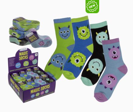 Magische Kindersocken Monster Gr. 22-34 - Bild 1
