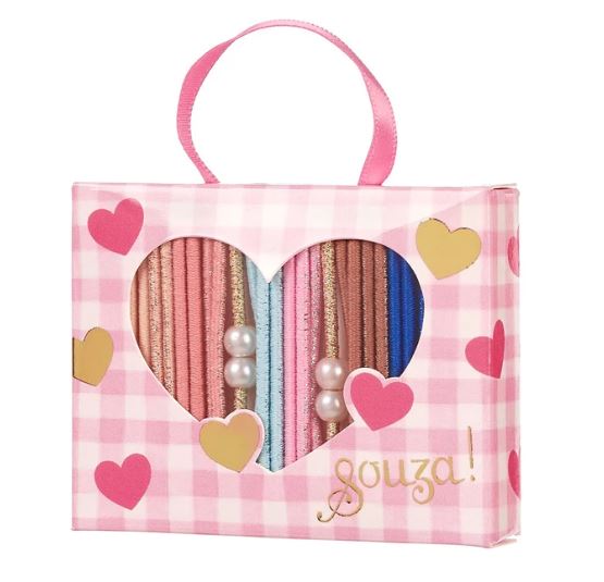Haargummi Lente pink 24 Stück - Bild 1