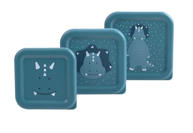 Snackbox 3er Set Triceratops - Bild 1