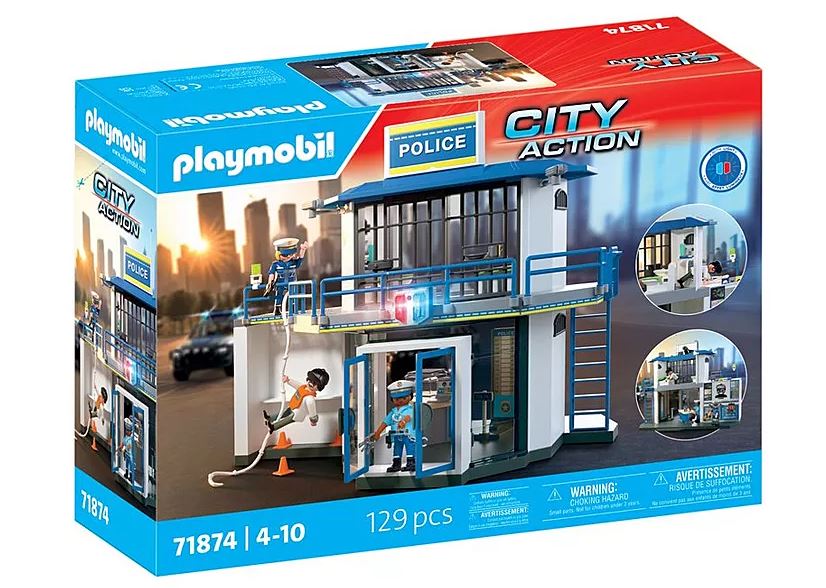 PLAYMOBIL City Action Polizeiwache mit Fahndungsraum 71874 - Bild 1