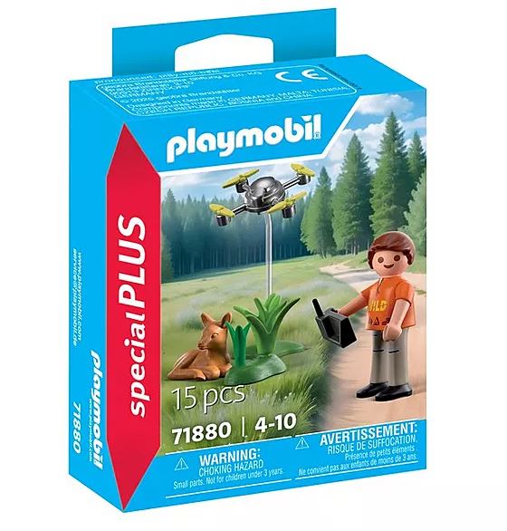 PLAYMOBIL Special Plus Rehkitz-Rettung mit Drohne 71880 - Bild 1