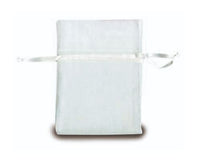 Organzasäckchen gross weiss 17x12,5 cm