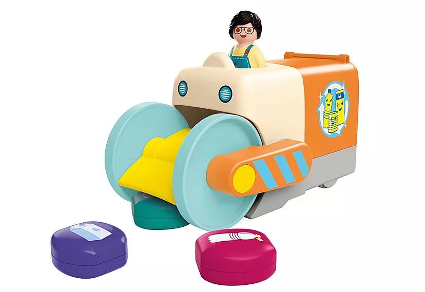 PLAYMOBIL JUNIOR: Spassiges Müllsammelfahrzeug 71774 - Bild 2